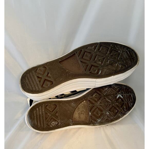 Converse All Star Chuck Taylor Women’s 6.5 shoes Black /Tan zebra sneakers - Picture 5 of 6